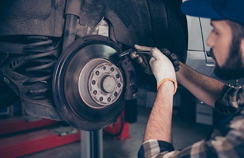 Brake Inspection — Changing Brake Pads in Huntington Beach, CA