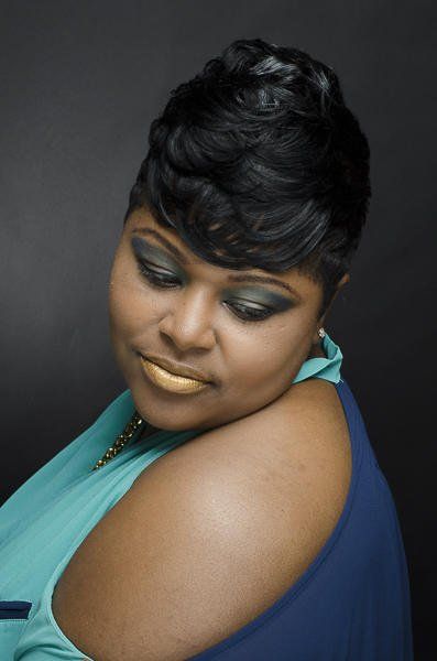 Short Haired Girl With Gold Lipstick — Philadelphia, PA — Admirations Hair Itiz