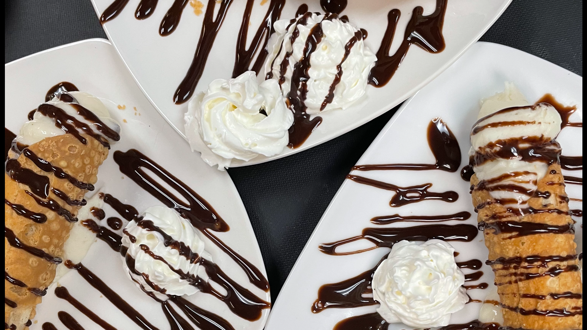 Authentic Italian Cannolis at Marcos Restaurant in Simsbury CT