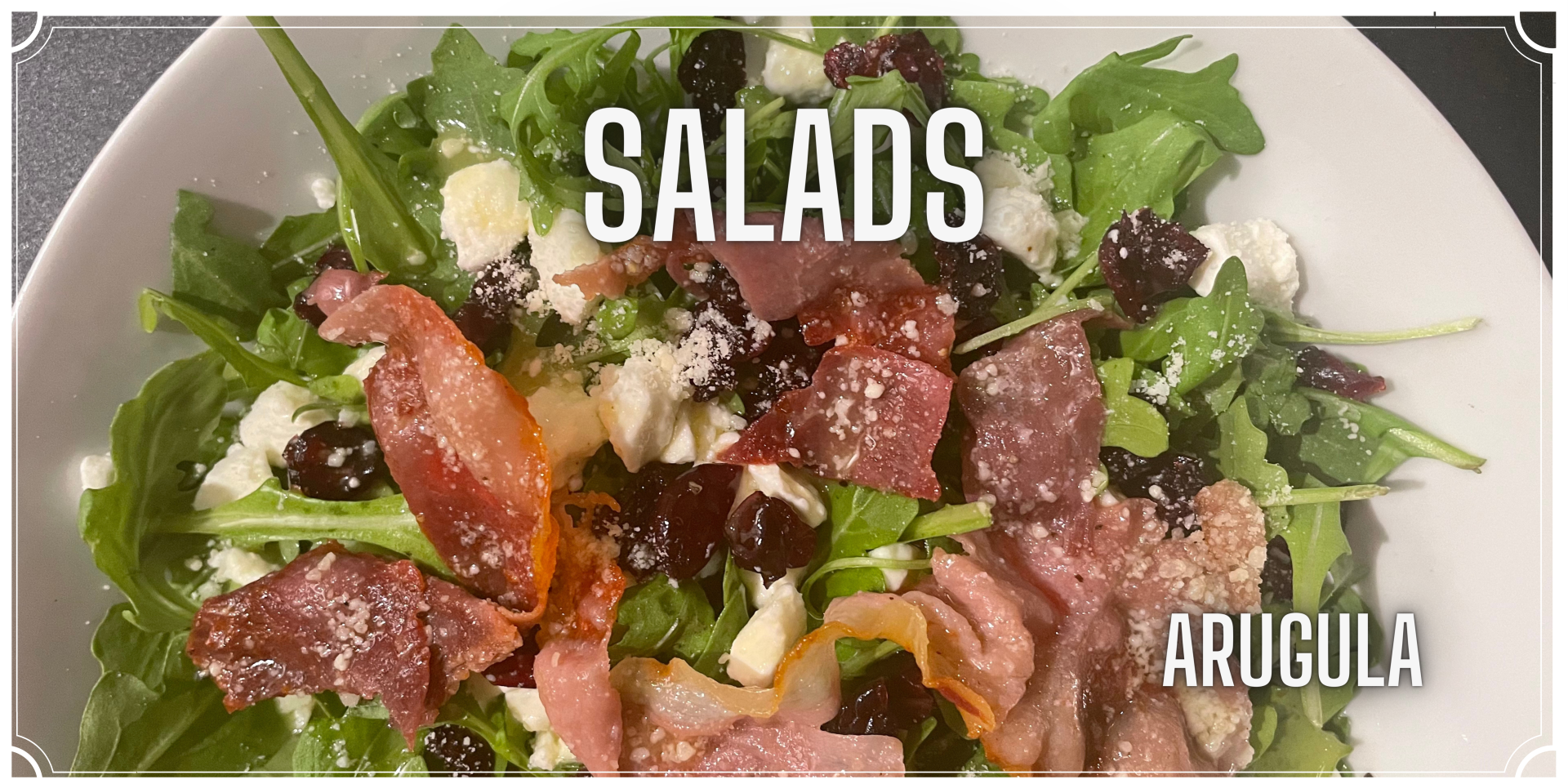 Our dine-in menu of Italian salads at Marcos Italian Restaurant