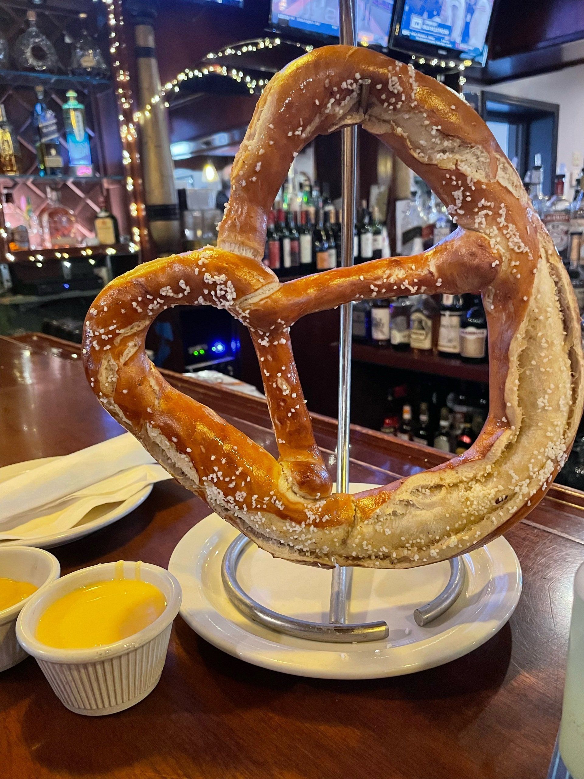 Jumbo Pretzel from Maple Tree in Simsbury Connecticut