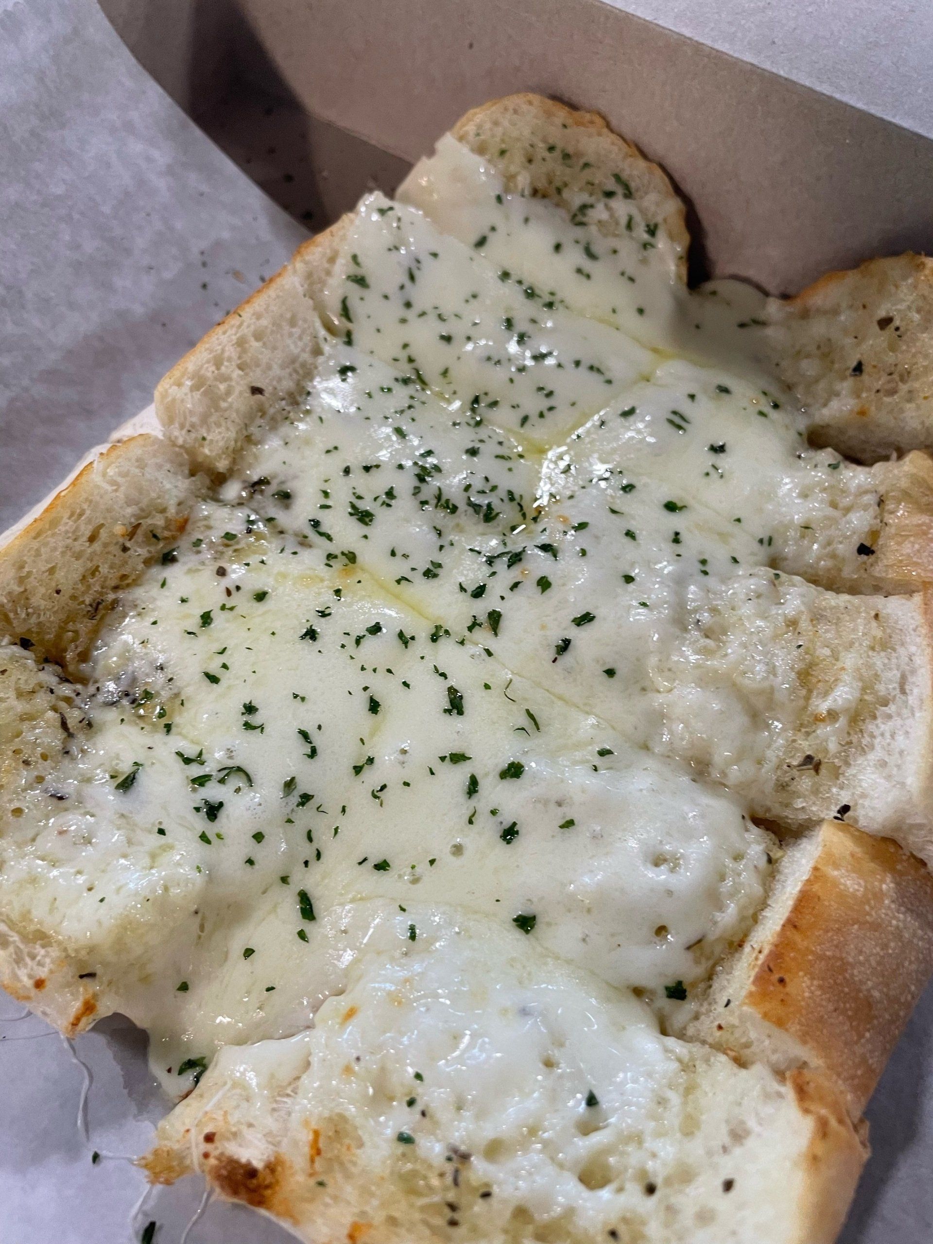 Garlic Bread with Cheese at Michael Johns Pizza in Bloomfield CT