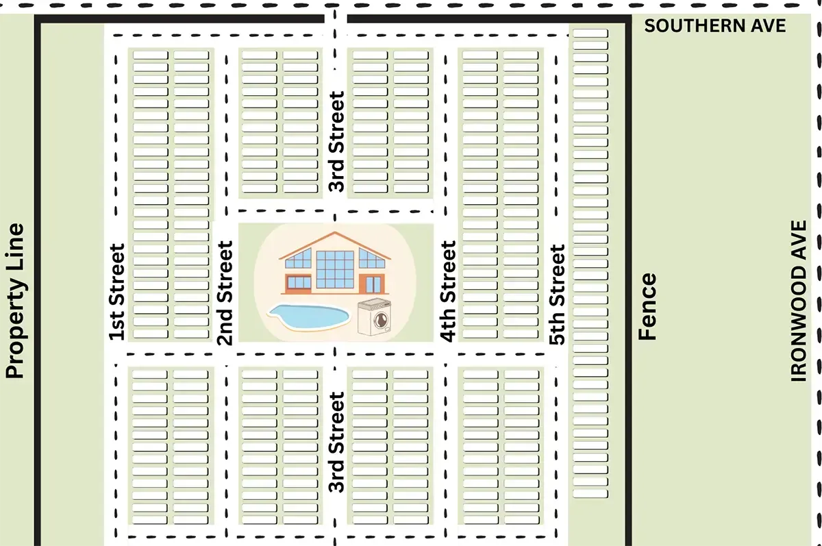 Sierra Del Saguaro Park Map Sierra Del Saguaro Park Map