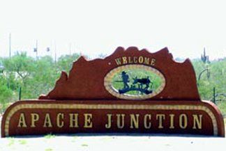 Apache Junction welcome sign