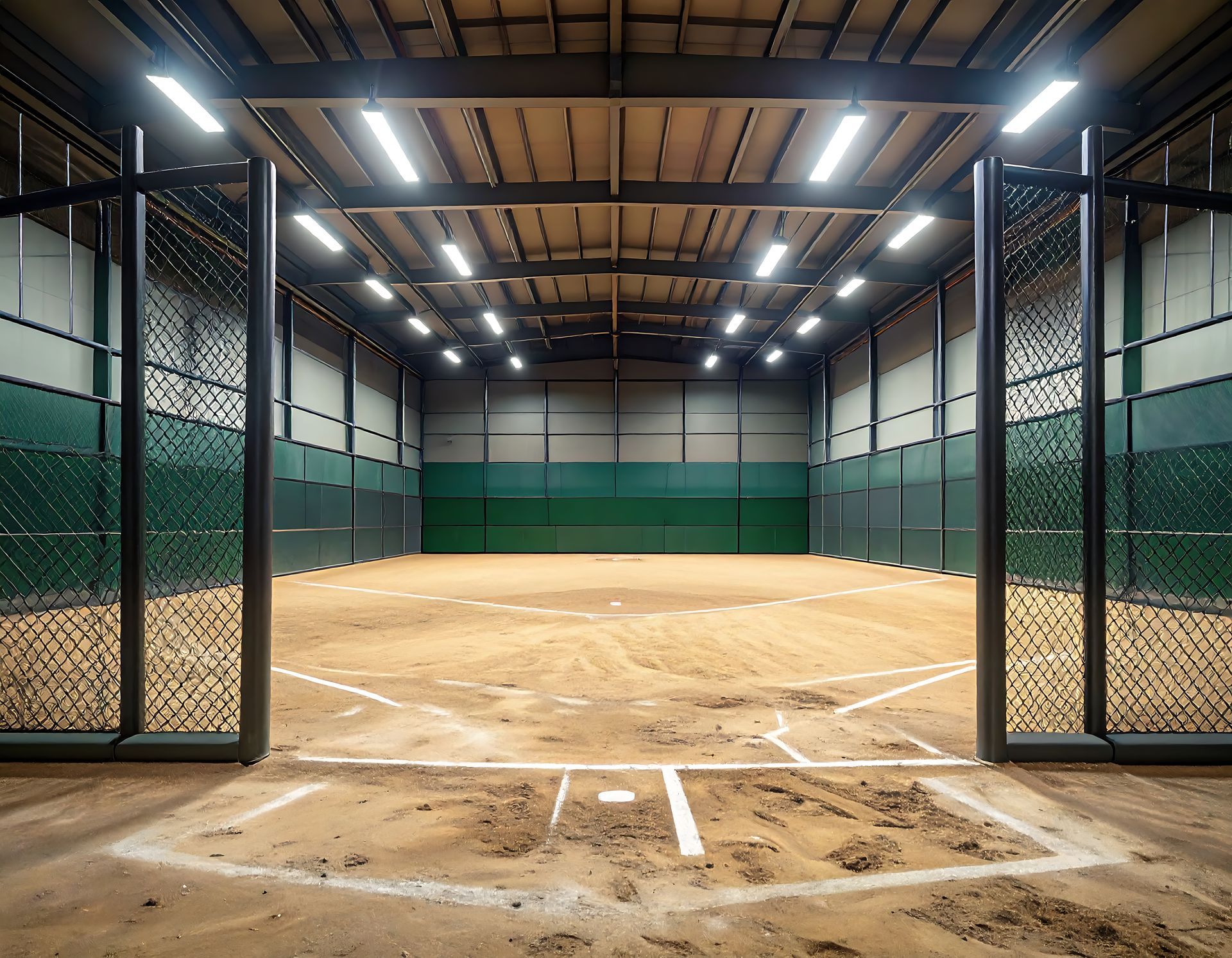 Batting cage installation in Texas