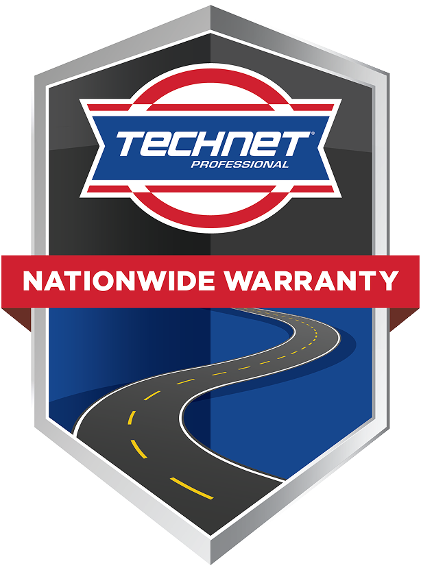 TechNet Professional Nationwide Warranty logo with road graphic. | Importsports