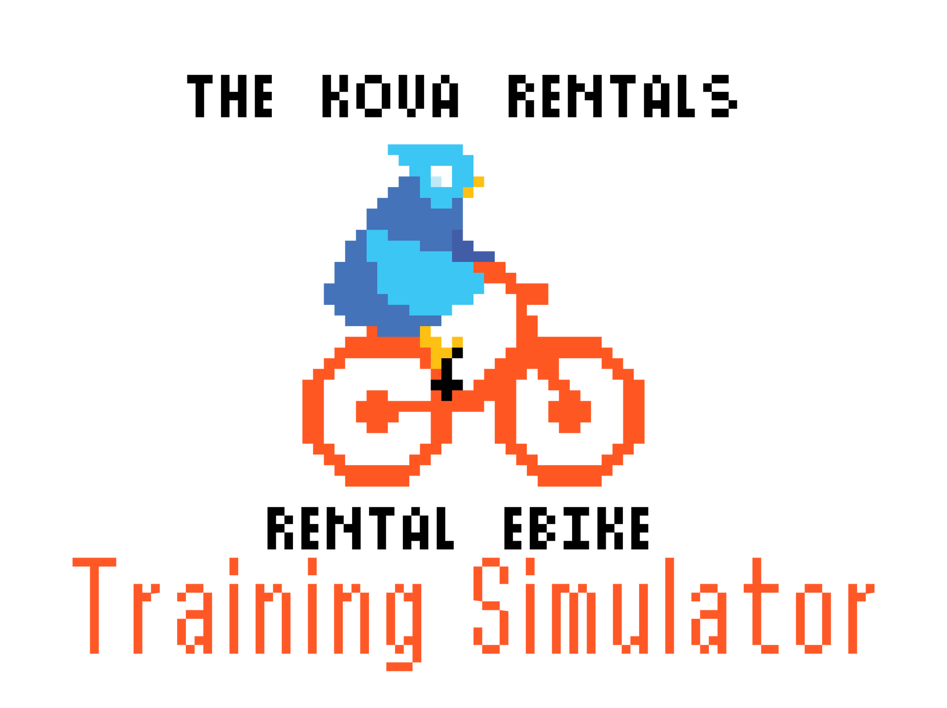 Logo for Kova's rental ebike simulator game