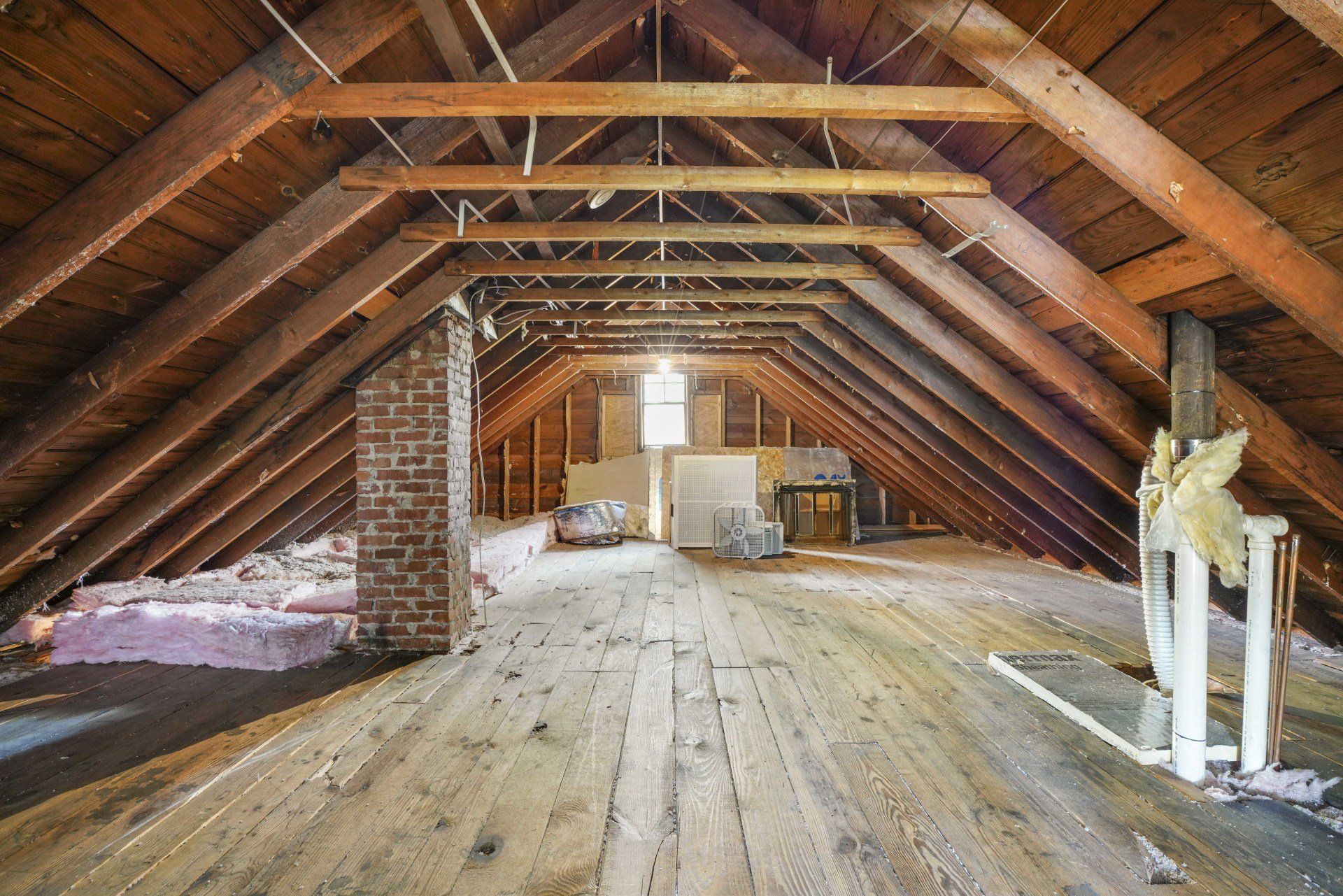 74 Amsden St attic (plumbed)