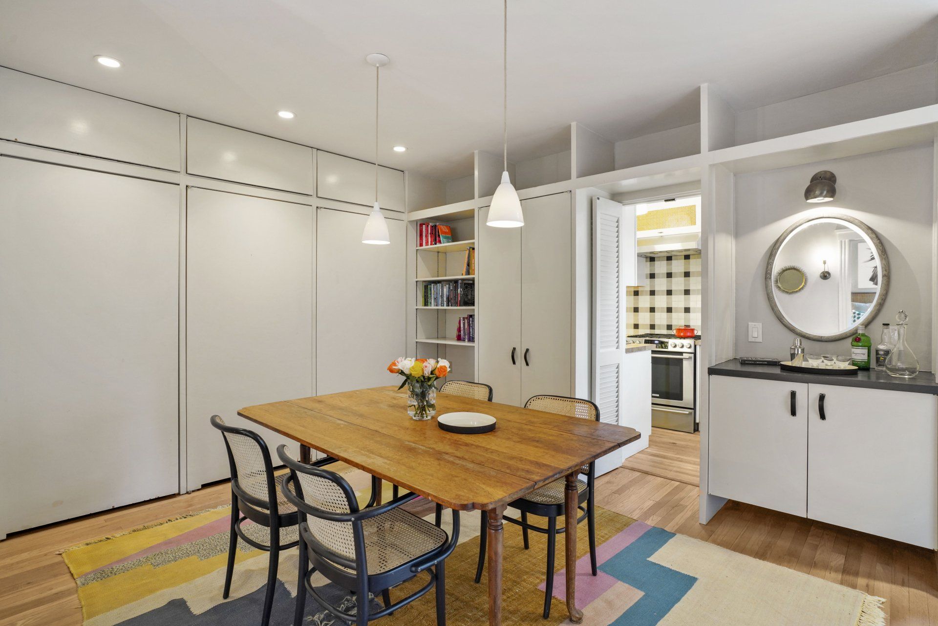 43 Linnaean Street, #22A  dining, kitchen + bar