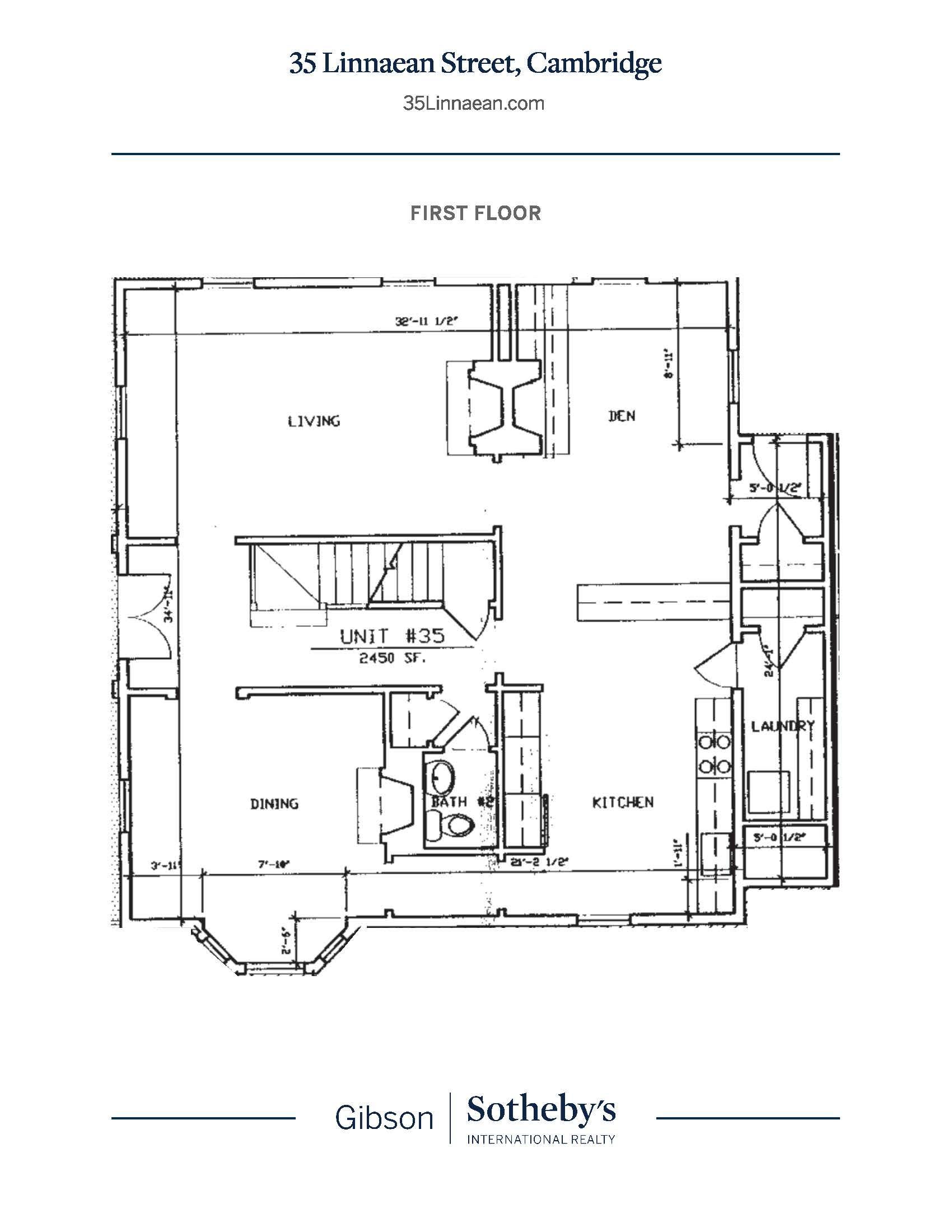 35 Linnaean floor plan 1st floor