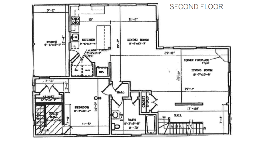42A Newbury St 2nd floor plan