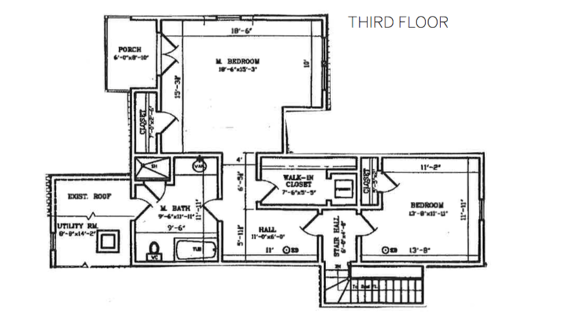42A Newbury St 3rd floor plan