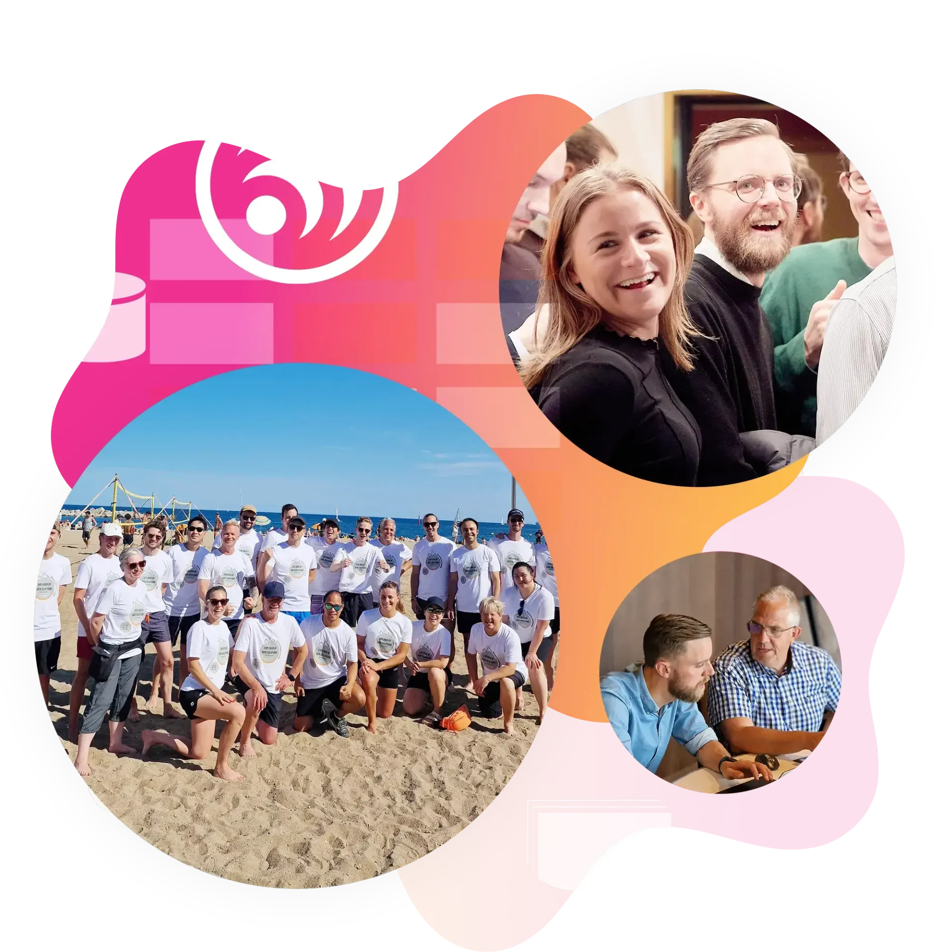 Bli konsult på Mindcamp, bilder på konsulter som har kul tillsammans