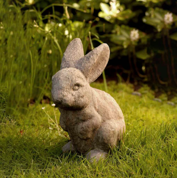 Lawn Rabbit Ears Up — Stone Rabbit in Hanover, PA