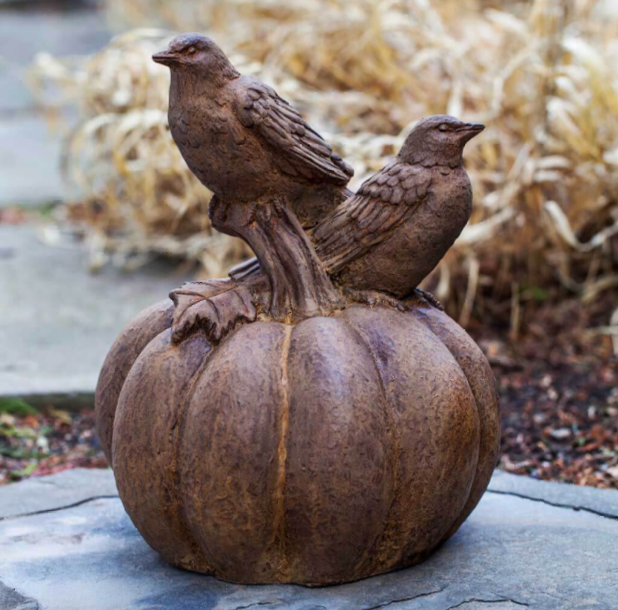 Lawn Decor — Bird on a pumpkin - in Hanover, PA