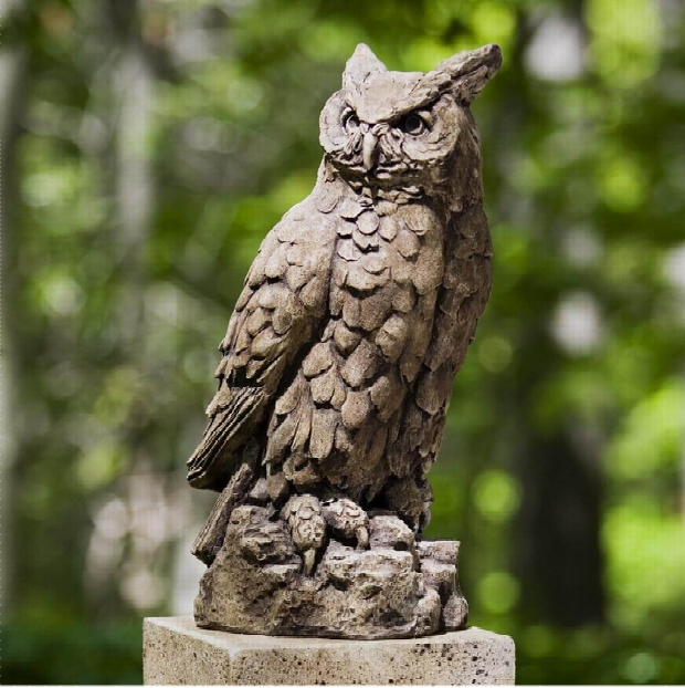 Lawn Owl — Large Horned Owl in Hanover, PA