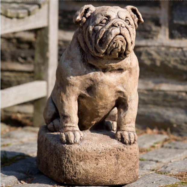 Garden Sculpture  — Bull Dog Statue in Hanover, PA