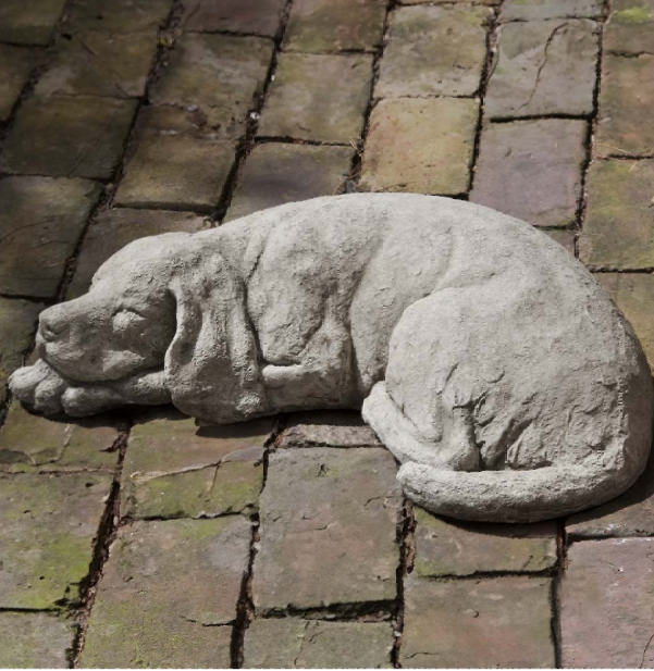 Yard dog Statue - Reclining dog - in Hanover, PA