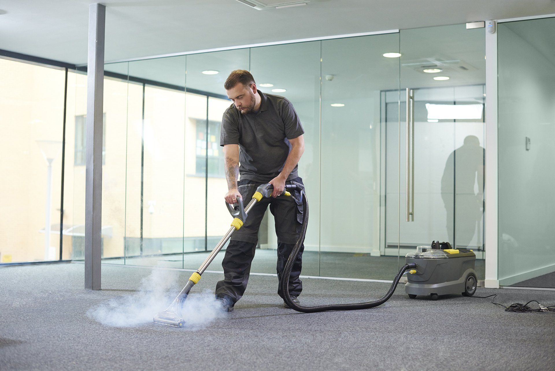 Steam Cleaning the Office Carpet – Fargo, ND - Automated Maintenance Services, Inc.