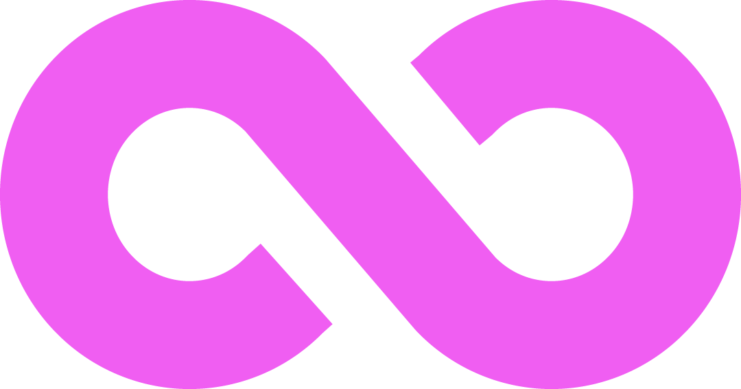 Icon unendlich pink