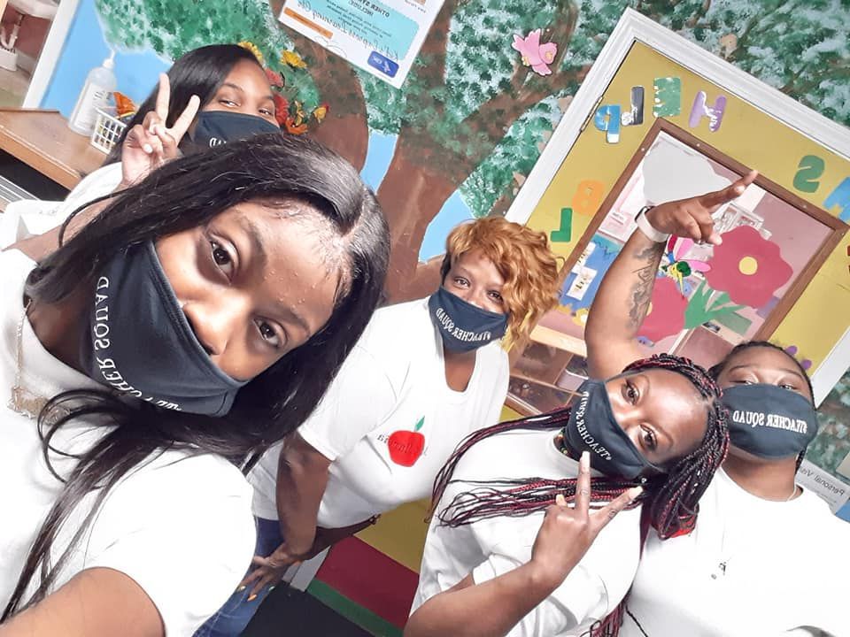 teachers taking selfies