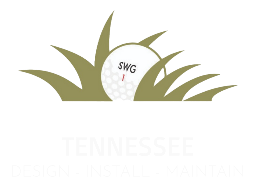 Golf ball with "SWG 1" in tall grass, "TENNESSEE" below.