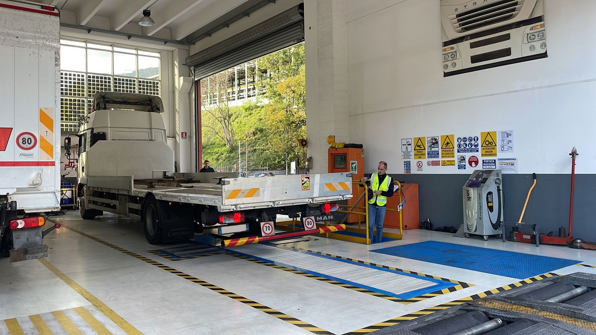 buca collaudi per mezzi pesanti