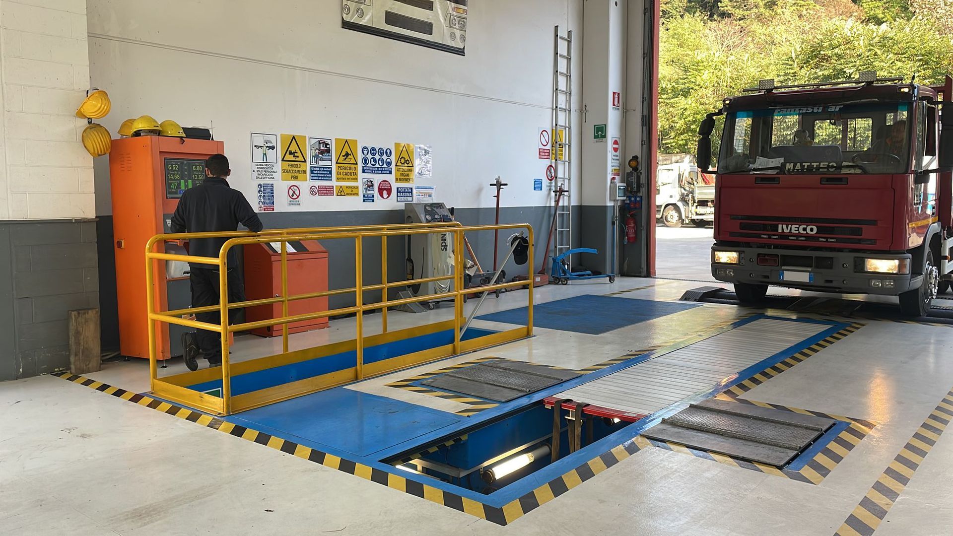 Collaudi mezzi pesanti Iveco Rapallo