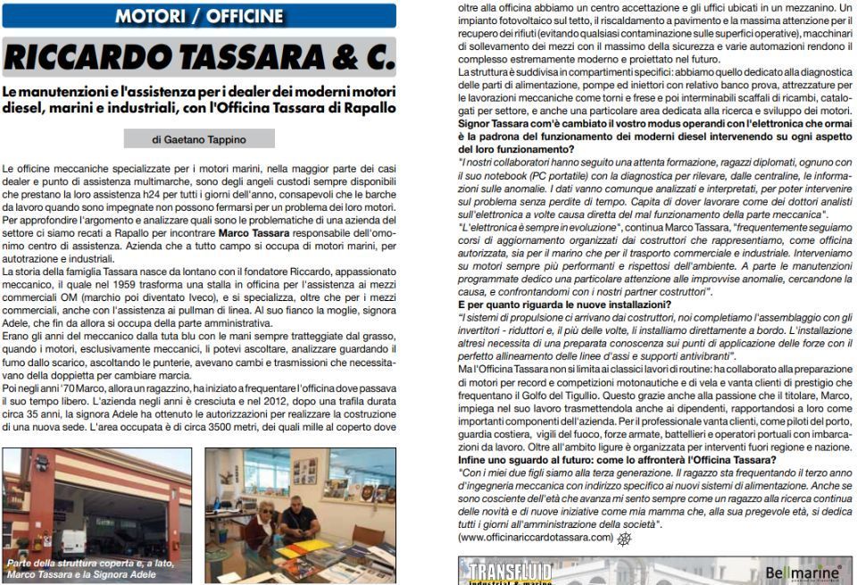 Officina per riparazione motori mezzi pesanti