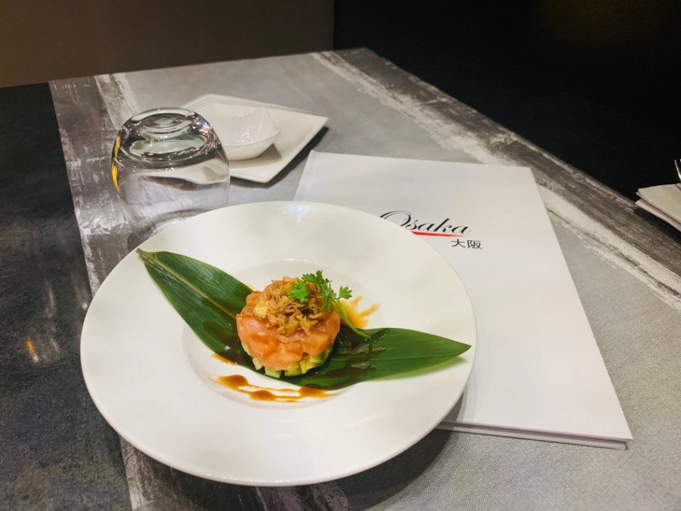 tartare di salmone e avocado