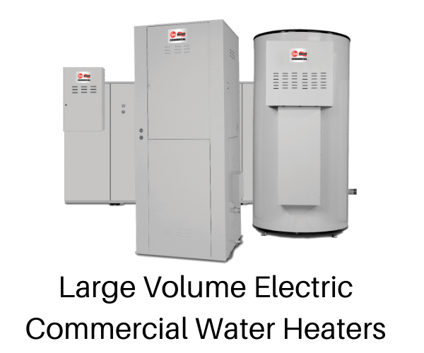 Ruud Large Volume Electric Commercial Water Heaters