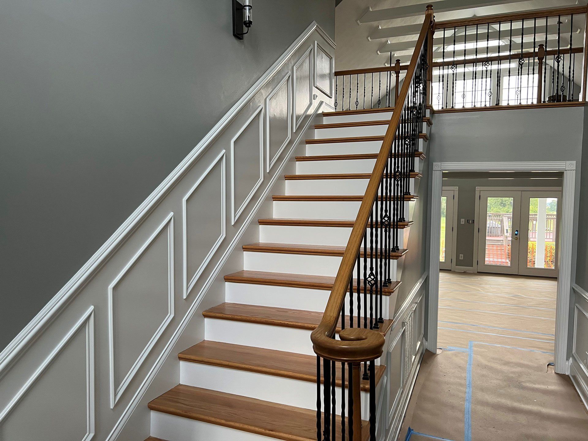 Very Clean White Stairs — Lexington, KY — Hardin Painting Company