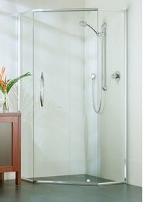 View of shower door