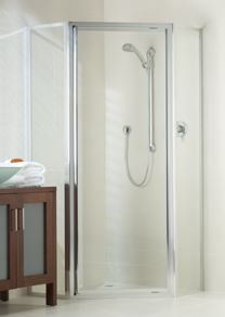 Aluminium frame shower glass door