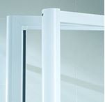 Aluminium frame glass door