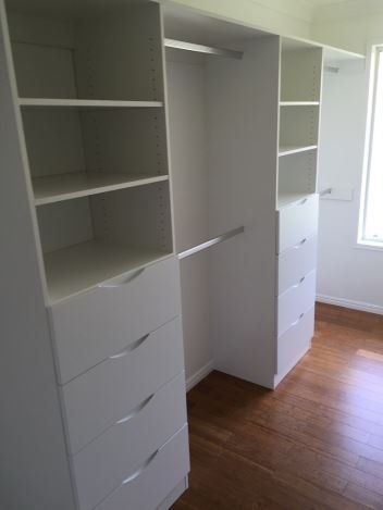 storage shelves for wardrobe