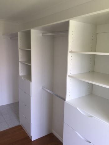 storage shelves for wardrobe