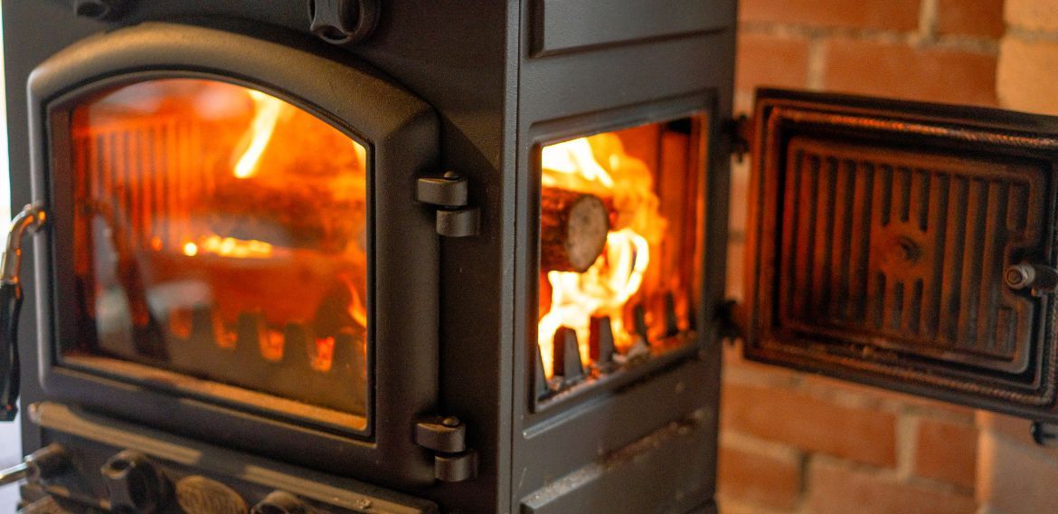 Wood stove installed.