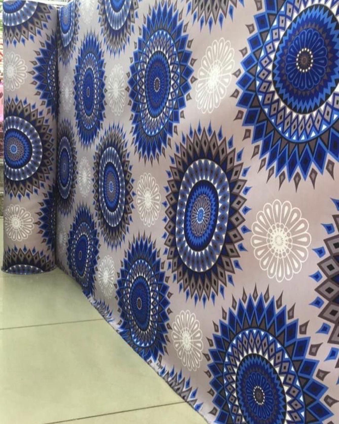 Bedsheet Blue & Baige