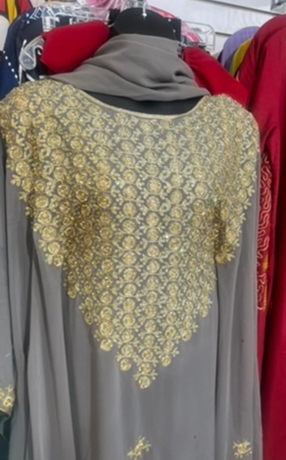 Dubai Abaia Grey Gold