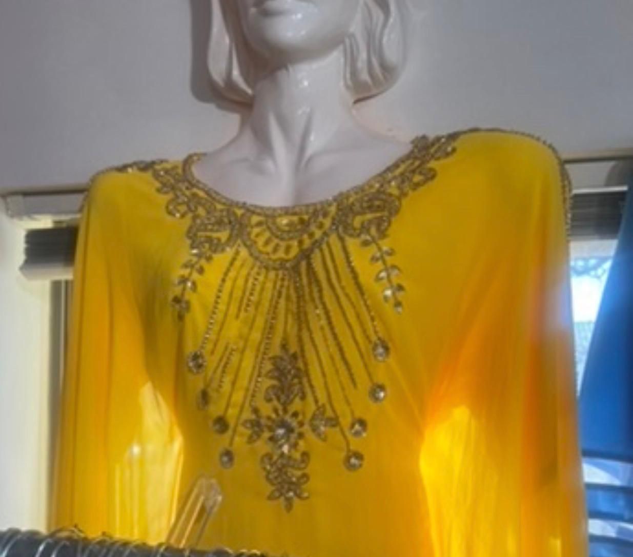 Dubai Dress Yellow