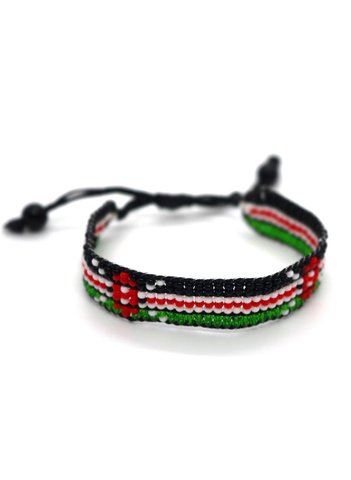 Kenyan Flag Bracelet