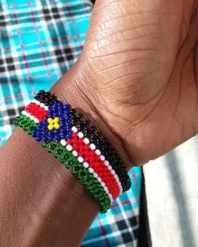 South Sudan Flag Hand Bracelet