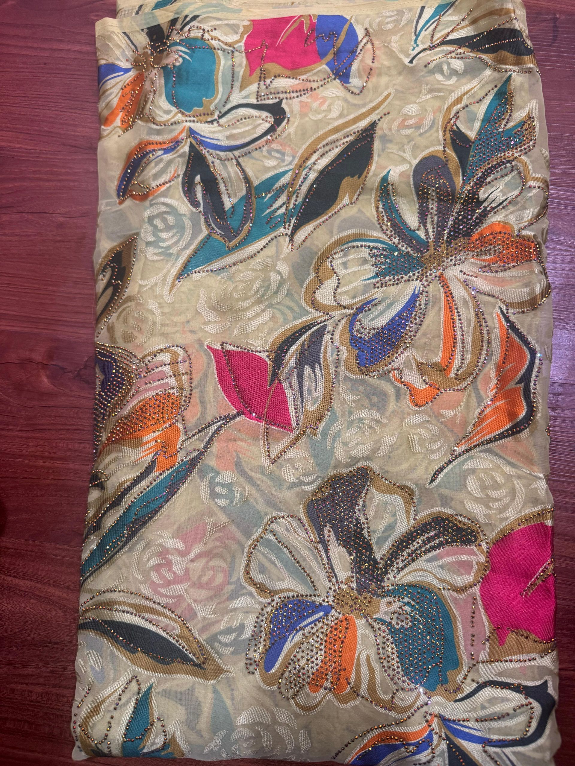 Total Mushakel Baige Pink Orange