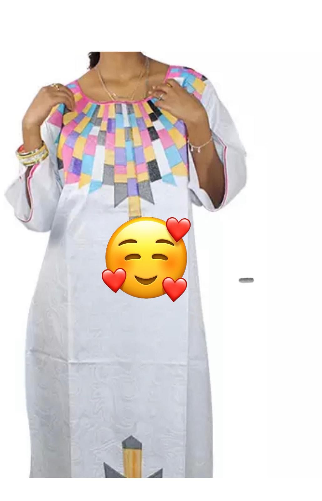 African Jalabia White