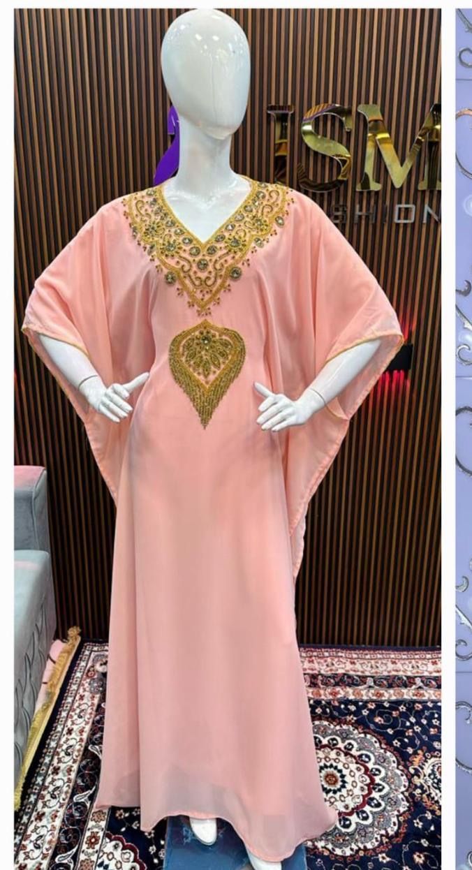 DubaI Abaia Pink Gold Heart