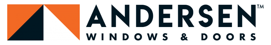 A logo for a company called andersen windows and doors