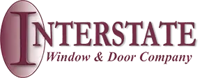 A logo for interstate window and door company