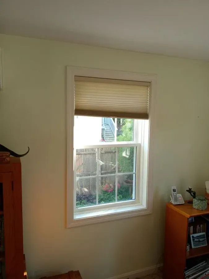 New vinyl window installation