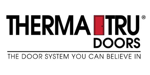 The logo for therma tru doors is the door system you can believe in.